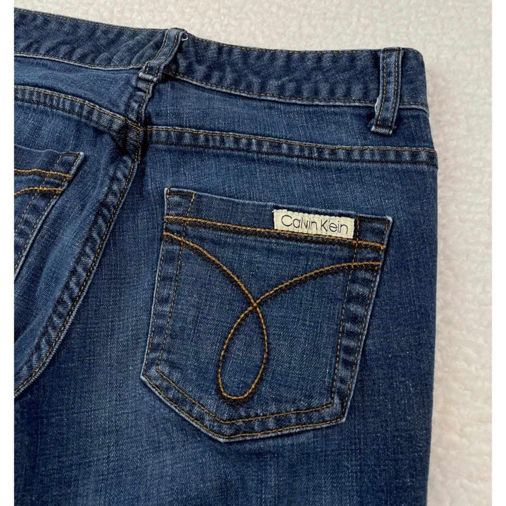 CALVIN KLEIN JEANS • Dark Wash Skinny Jeans, 6P - Picture 7 of 10